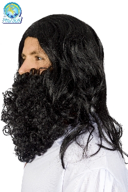 SET PARRUCCA CON BARBA MANGIAFUOCO